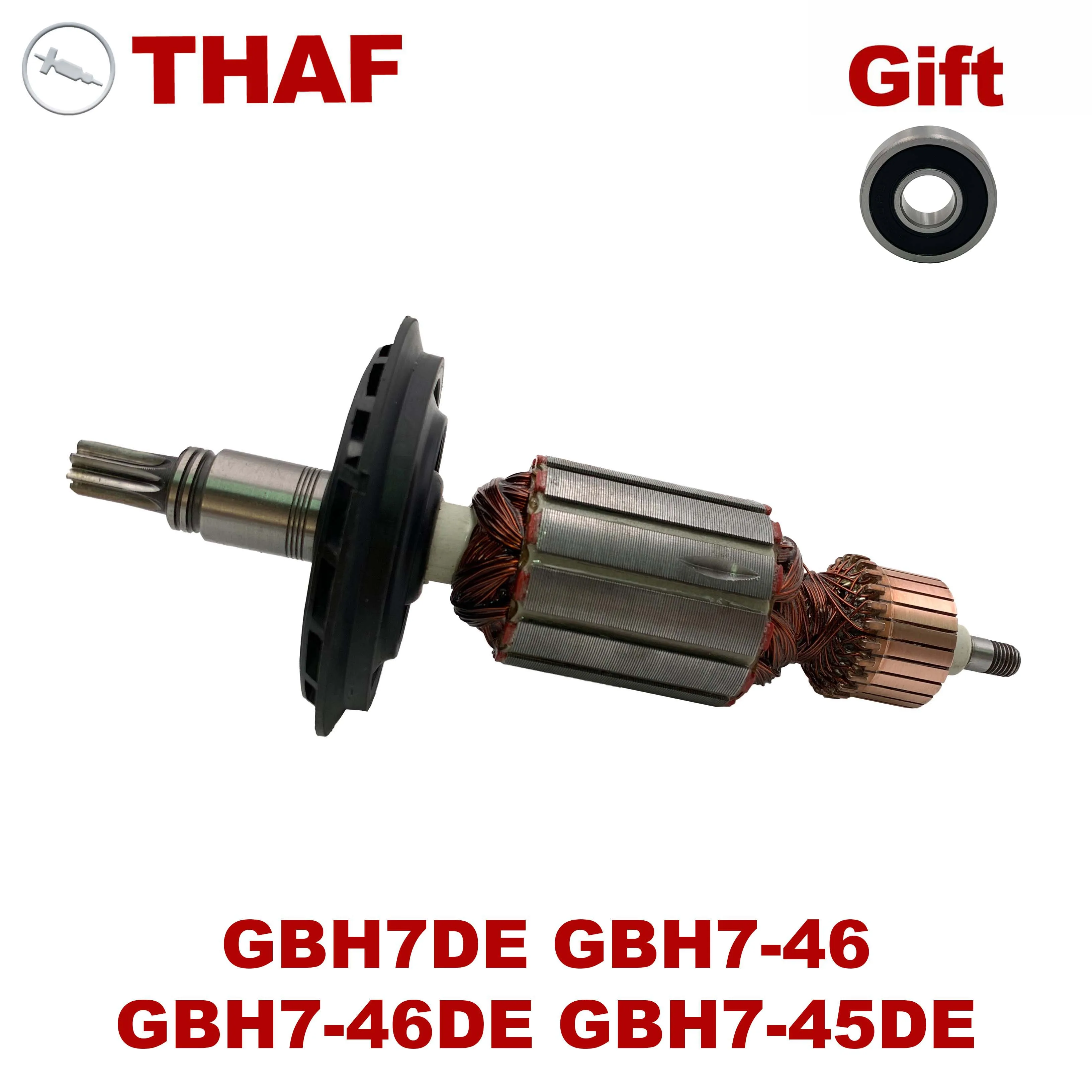 AC220V-240V Якорь ротор замена для BOSCH Перфоратор GBH7DE GBH7-46 GBH7-46DE GBH7-45DE | Инструменты