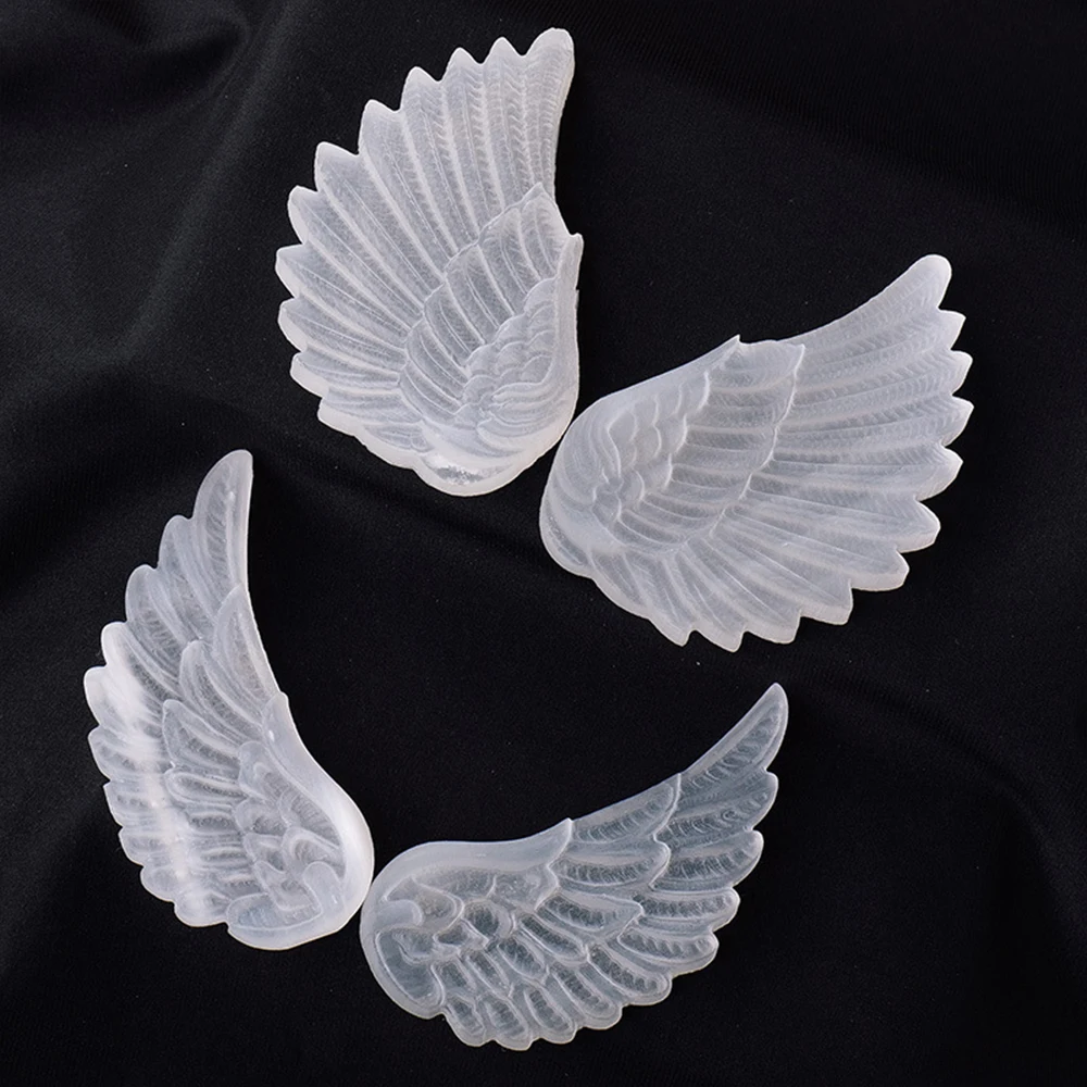 

Mineraali Natural Selenite Angel Wings Statue Stone Healing Crystal Gorgeous Plaster Quartz Bird Animal Feather Shape Gypsum Gem