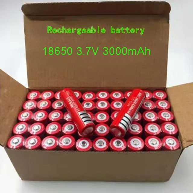 100%. Оригинал. Brc18650.аккумулятор de.litio.3.7V.voltios.3000mah.recargable.de.Li-ion для elban. Potenza. linterna. |