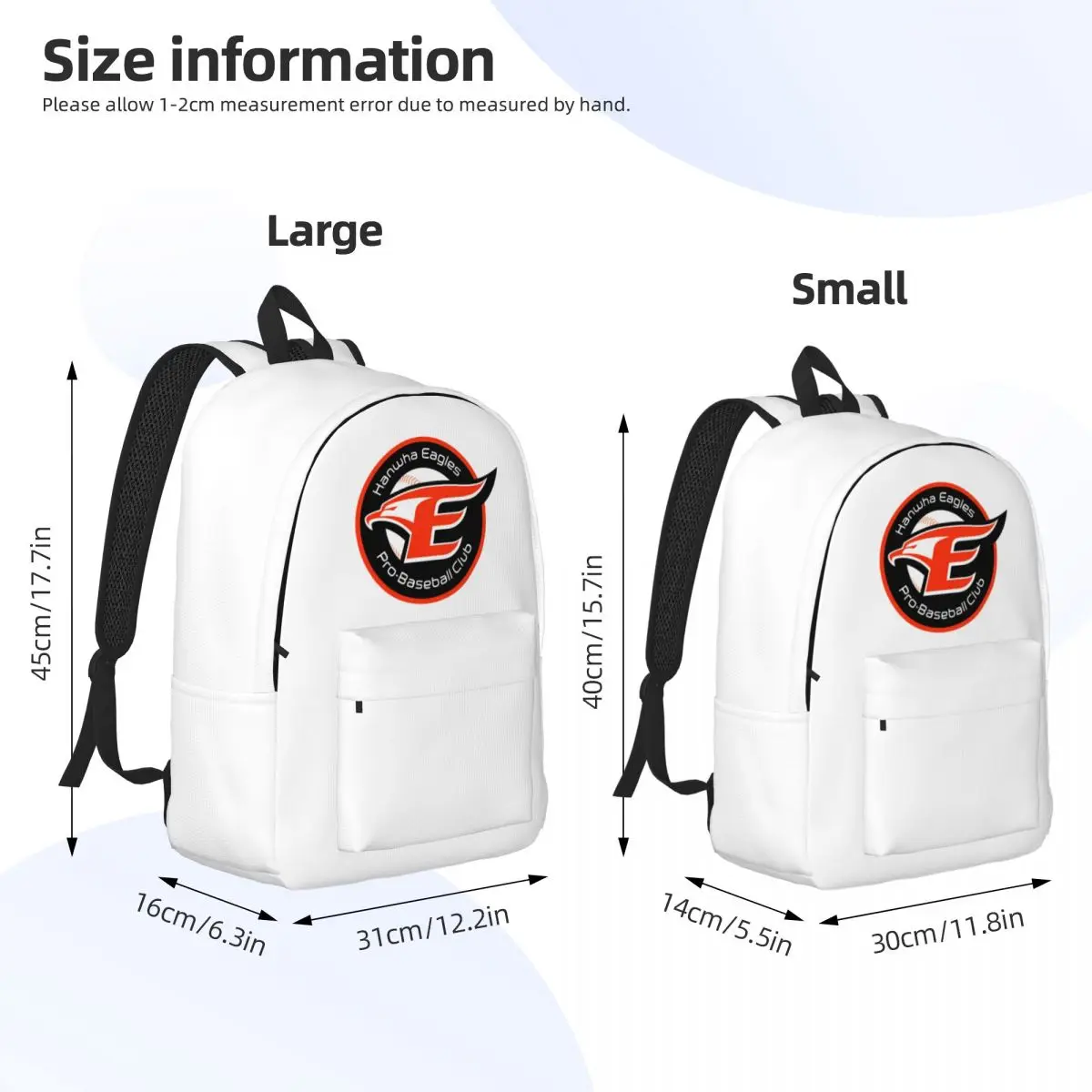 Hanwha Eagles бейсбольная команда Спорт любимый Классный рюкзак прочный студенческий