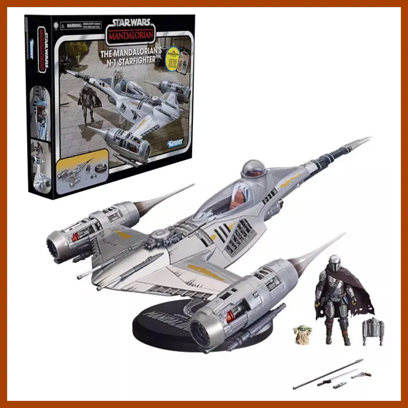 

Star Wars The Vintage Collection Figure The Mandalorian'S N-1 Starfighter Spacecraft Model Collection Action Figure Toy Gifts