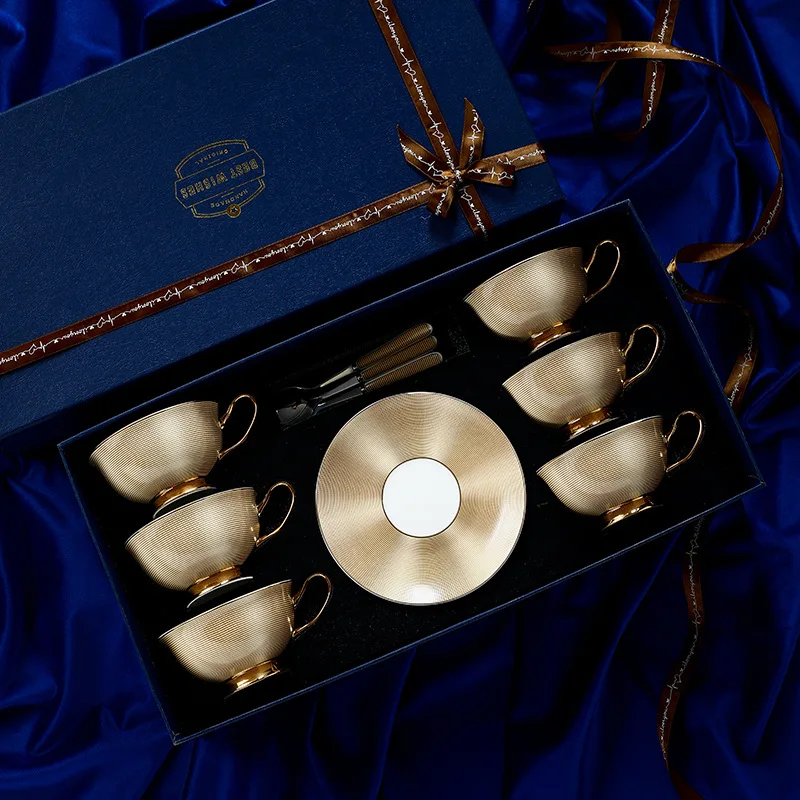 Фарфоровая кофейная чашка и блюдце для послеобеденного чая простой стиль чайная