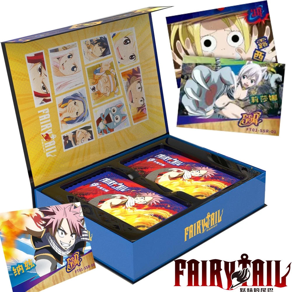 Коллекционные открытки сказочного хвоста для мальчиков и девочек аниме