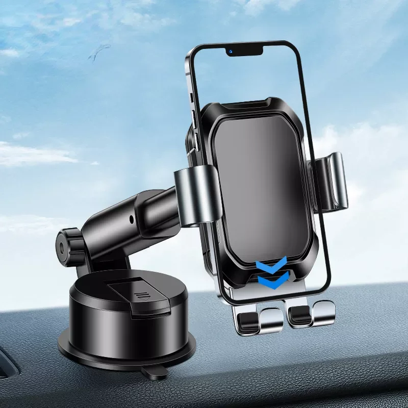 

NEW2023 Gravity Suction Cup Adjustable Holder Stand in Car GPS Mount 13 12 Pro