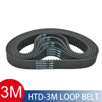 closed loop timing belt drive belts htd111 3m htd147 3m htd126 3m customized width 81012mm htd3m