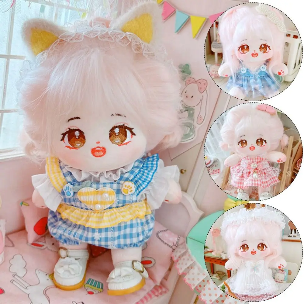 

Плюшевые игрушки, украшение одежды, милая повязка на голову, модные кукольные Платья, плюшевая кукла, головной убор, 20 см, аксессуары для кук...