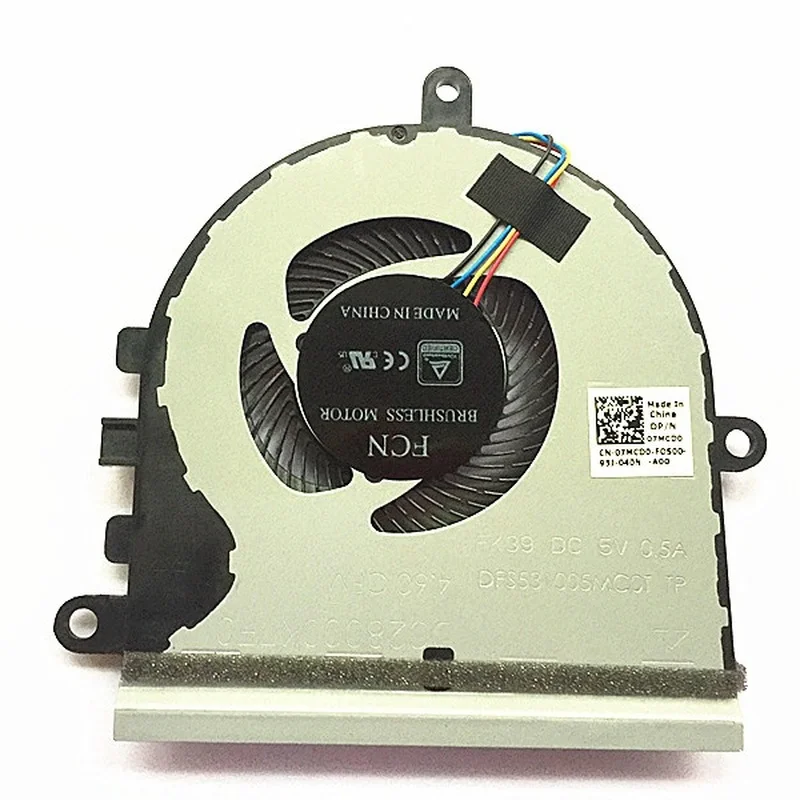 Новый вентилятор охлаждения ЦП для Dell Inspiron 5570 15-5575 15-5570 P75F Series Vostro 3583 3585 076c0 DC28000K7F0 радиатор