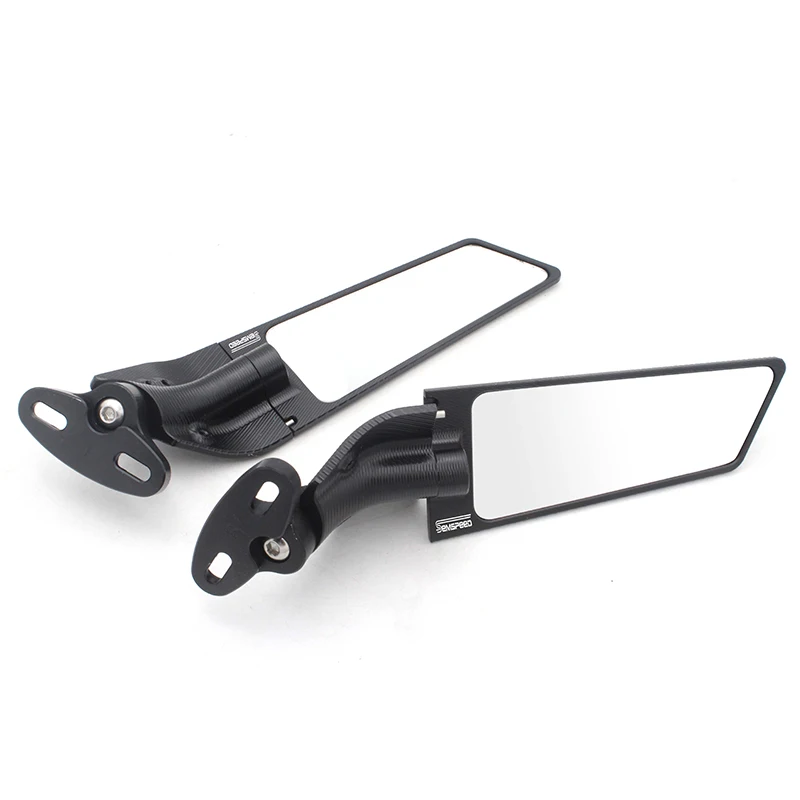 

Modified Motorcycle Rear-view Mirrors Wind Swivel Wing Multi-angle Adjustable Rotating Mirrors Interchangeable Rear Wing Mirror