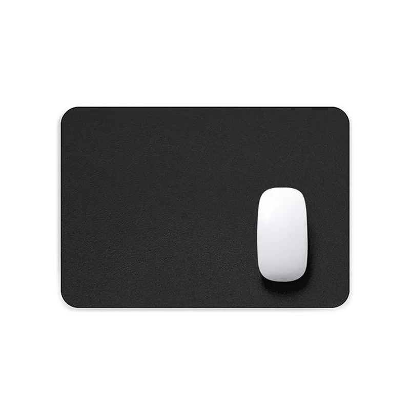

Twoside Solid Color PU Leather Mouse Mat Anti-slip Waterproof 23*19cm Mouse Pad