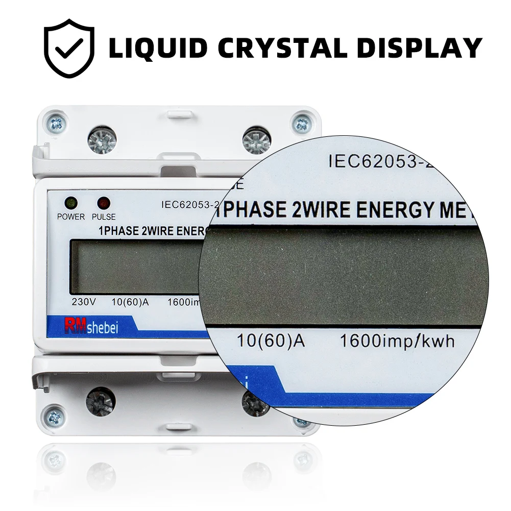 1-фазный 2-проводной измеритель энергии