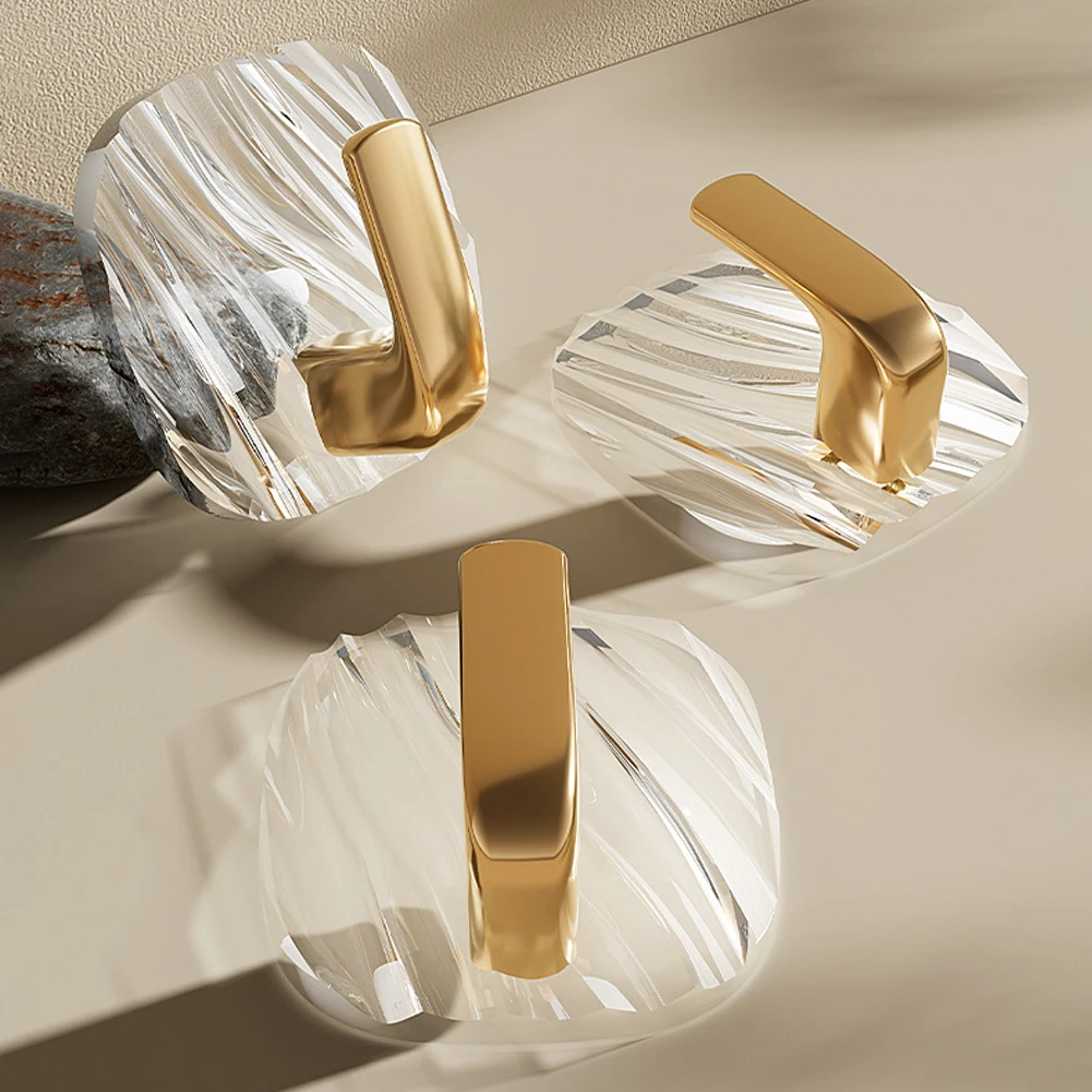 

Punch-Free L-Shaped Self-Adhesive Hooks Multi-Purpose Hole-Free Wall Hook For Home Storage