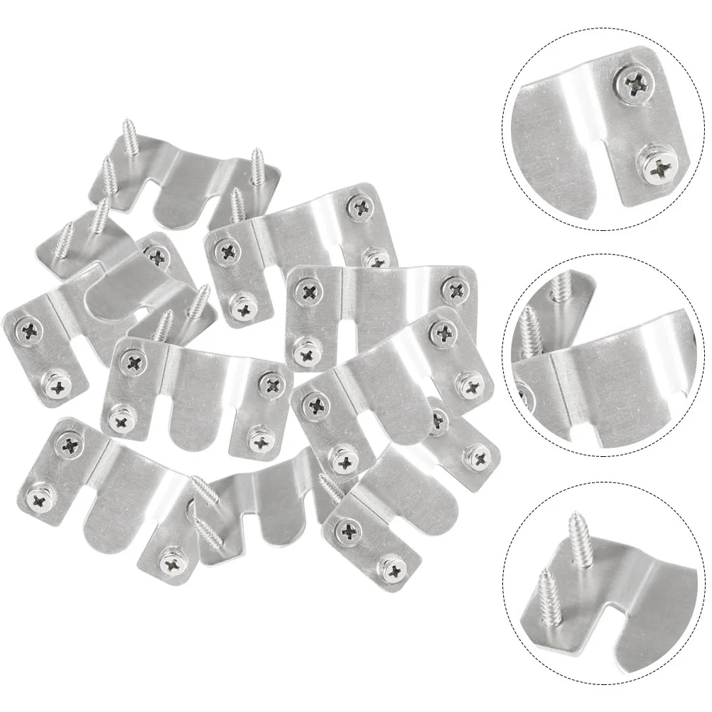 

Picture Hangers Frame Mount Wall Hook Photo Hanging Bracket Hooks Interlocking Z Work Furniture Headboard Connector Heavy Mirror