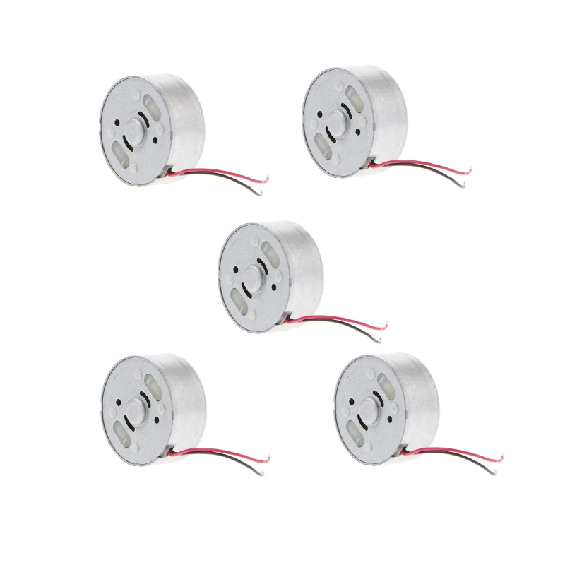 5 шт., маленький двигатель R300C, 3-6 В постоянного тока