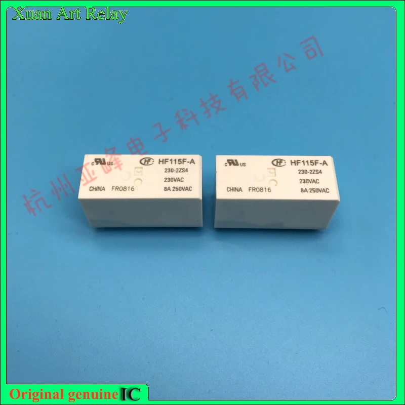 Реле Hongfa HF115F-A-230-2ZS4 230VAC 8 футов 2 комплекта до 8a250vac