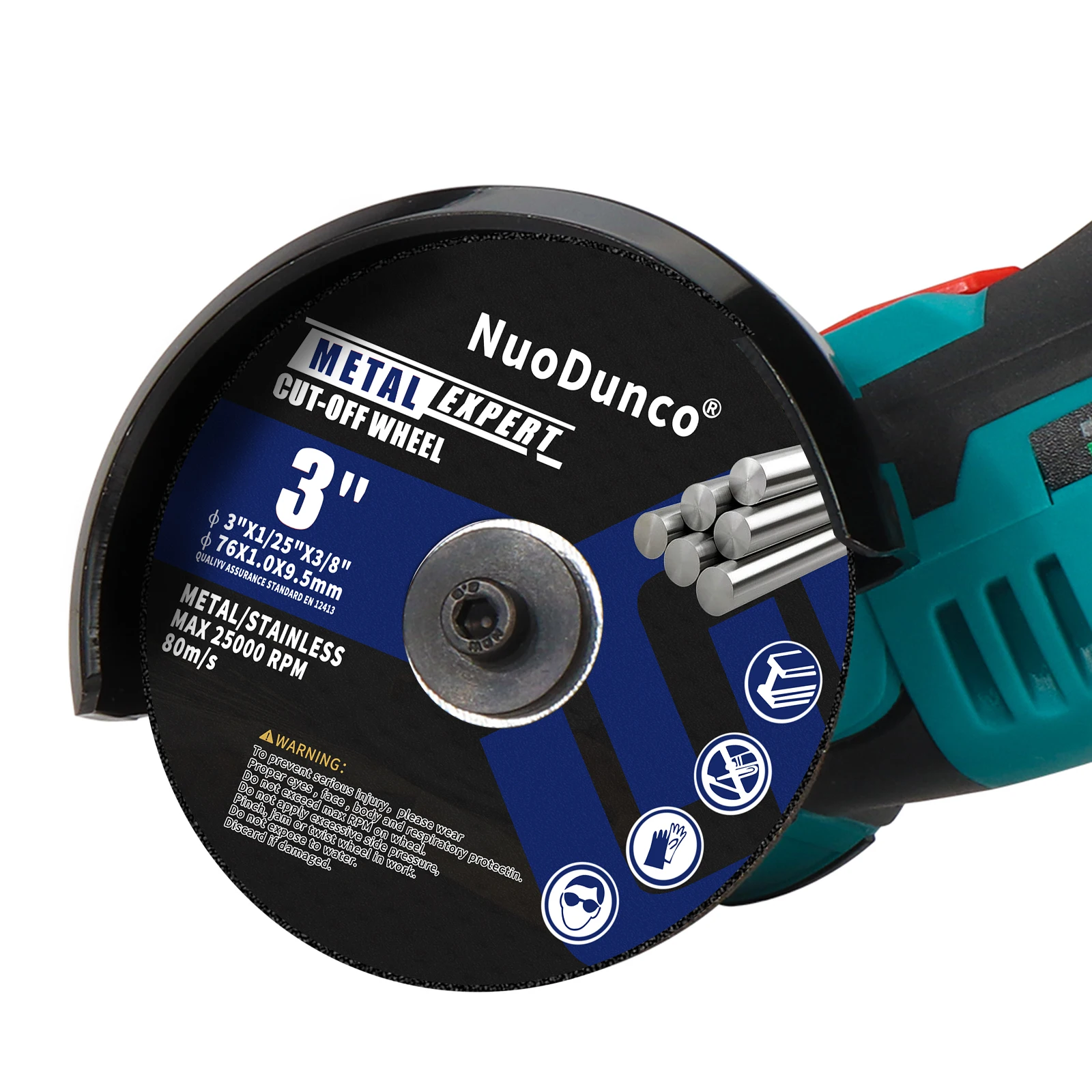 4 шт. 3-дюймовое металлическое режущее колесо Алмазное лезвие диск для резки камня