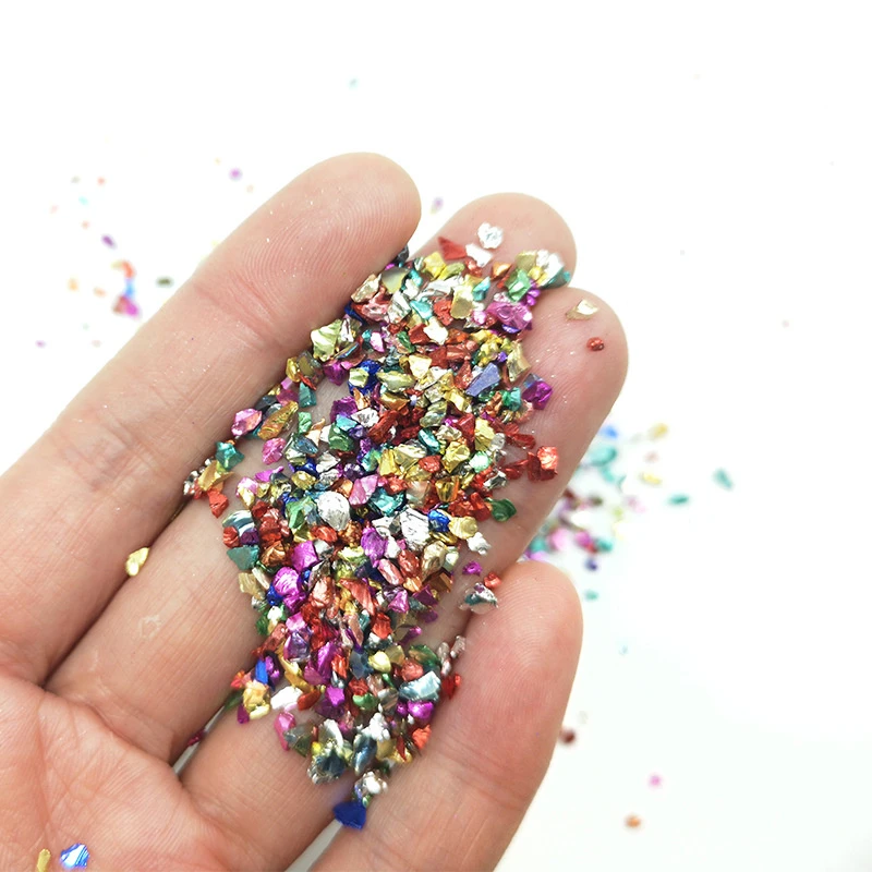 20 г/лот натуральные кристаллы гравий из стекла высококачественные камни