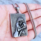 Крутое мужское байкерское колье из нержавеющей стали для мужчин