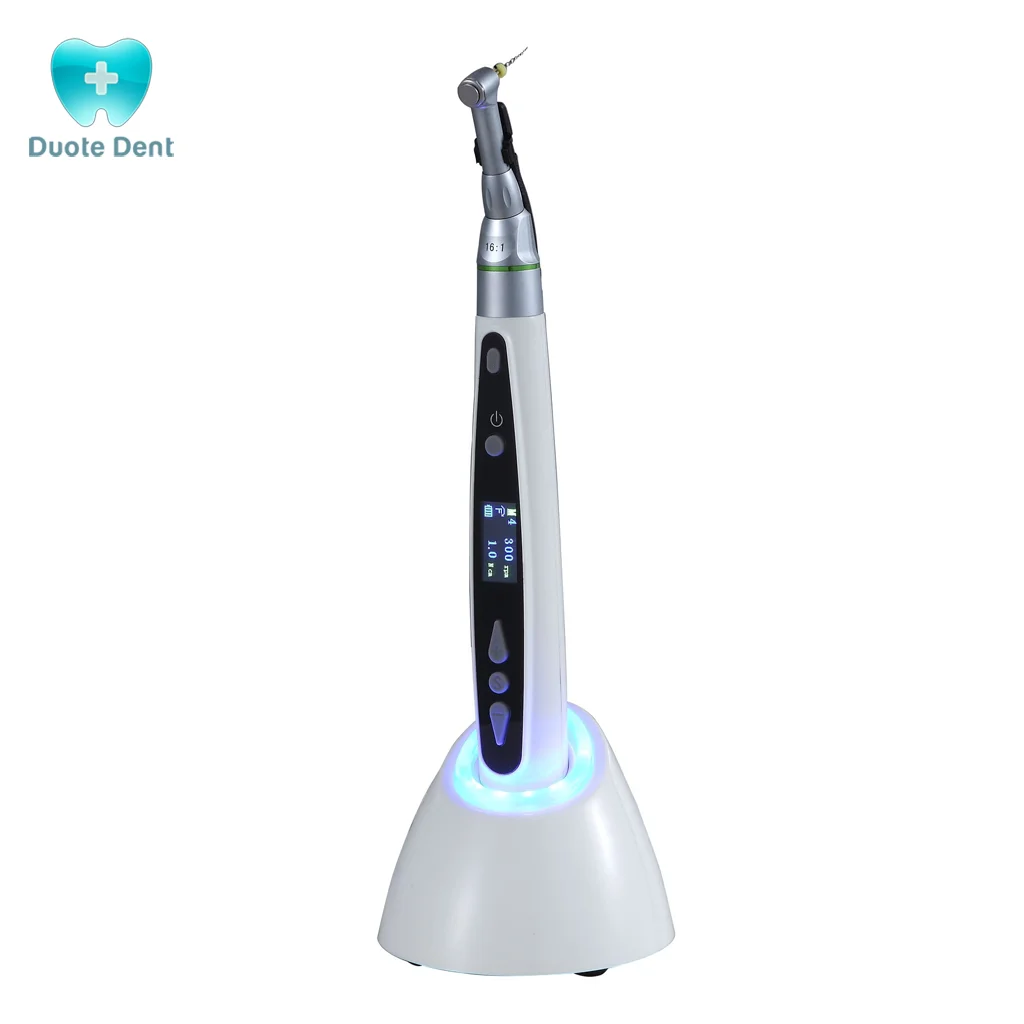 

Factory Price 16:1 Contra Angle Endodontic Treatment endomotor Handpiece Denta-l Wireless LED Endo Motor