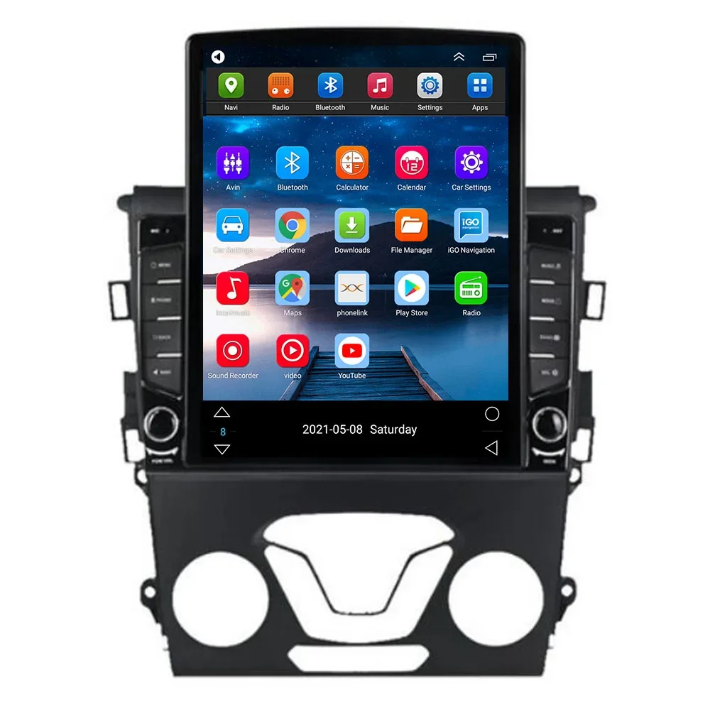 Фото Для Tesla Style 2Din Android 12 Автомобильный радиоприемник для Ford Mondeo 5 2014-2035 Мультимедийный видеоплеер GPS Стерео Carplay DSP RDS Камера №3