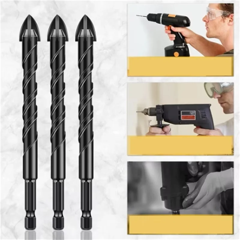 Набор сверл для шестигранной плитки 5/6/8 мм 10 шт