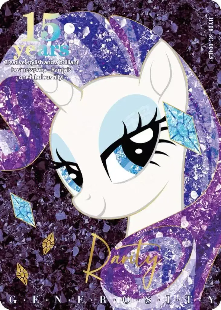 Новая карта KAYOU Authentic My Pony на 15-летие Huiyue Edition 8 ZR SC SGR LSR, памятная редкая коллекционная карта, игрушка в подарок (art.: 3920d13fe1fca) - 3920d13fe1fca