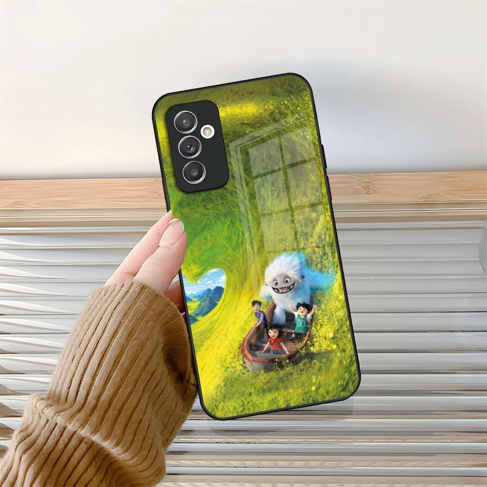 Чехол для телефона Abominable Glass Samsung Galaxy S24 S25 S20 S21 S22 S23 Ultra Fe Plus A34 A16 A54 A24 A52 A53 M54 Cover