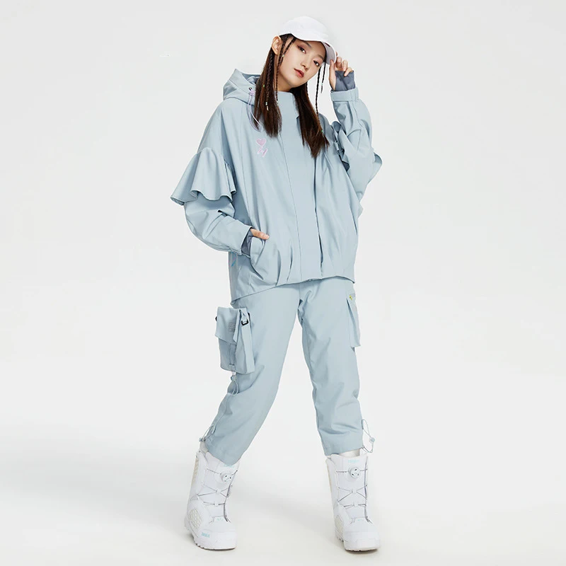 

Новинка 2022, лыжный комплект, мужская куртка для сноуборда, Женский утепленный водонепроницаемый комбинезон с прострочкой, теплый лыжный костюм, комбинезоны, зимние штаны, зимняя одежда