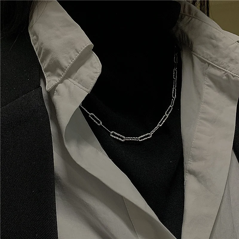

S925 Sterling Silver sparkling necklace