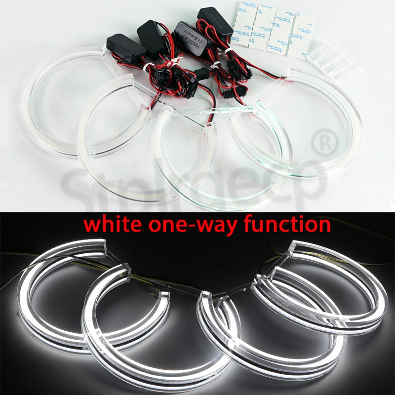 

Мм x 4 Автомобильный Стайлинг, двойной цвет, Φ DTM, фары с ангельскими глазами для BMW E36 E38 E39 E46 M3, кольца с указателем поворота, автомобильные аксессуары