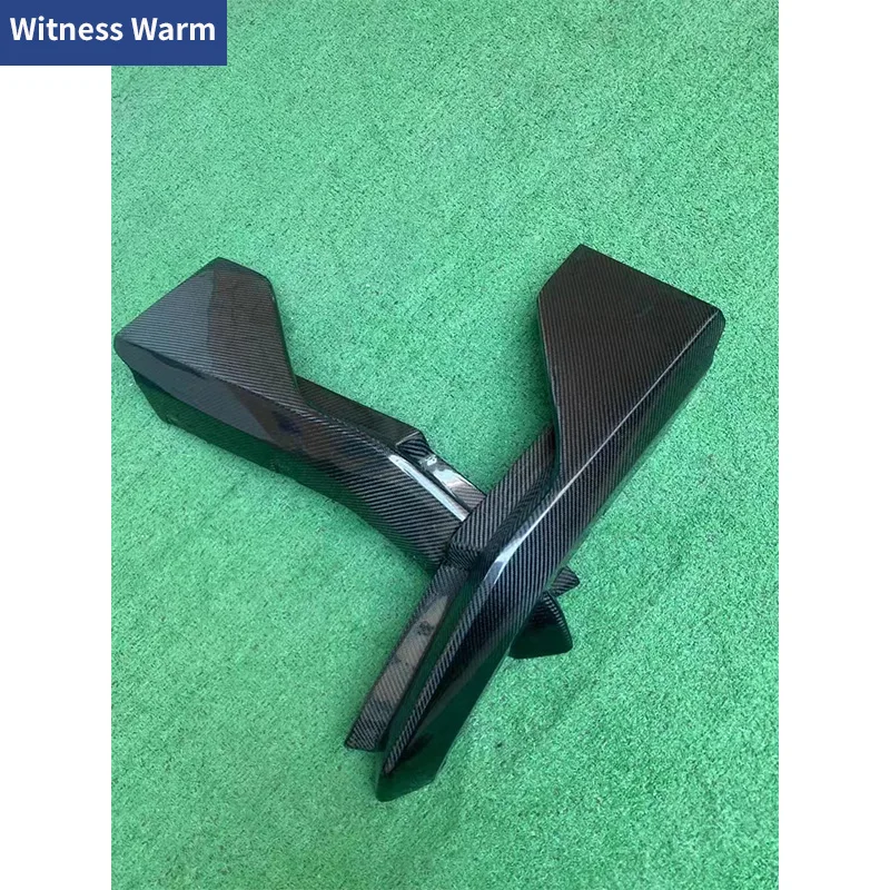 Кованое углеродное волокно Автомобильный задний угол обмотки сплиттер для BMW M3 M4