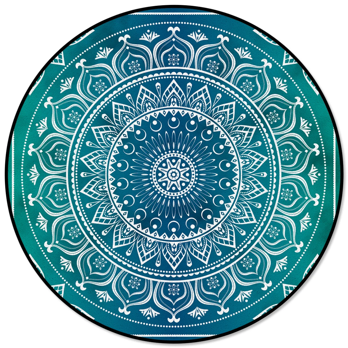 Мандала датура буддизм Этнический узор коврики и ковры для дома гостиной круглый