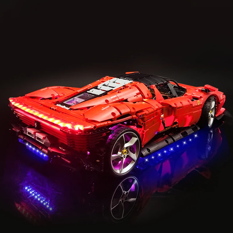 Новинка в наличии аксессуары для конструктора LEGO Ferrari Daytona SP3 совместимы с 42143