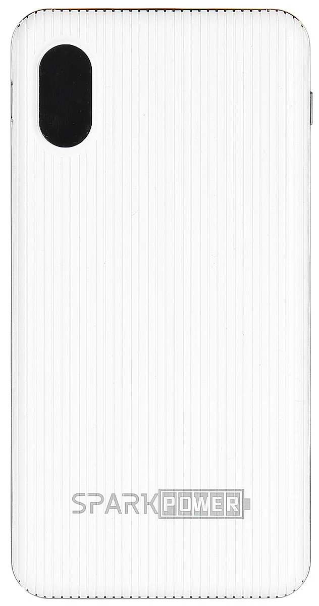 

Внешний аккумулятор SparkPower Power Bank SP-08, 10 000 мА•ч, белый