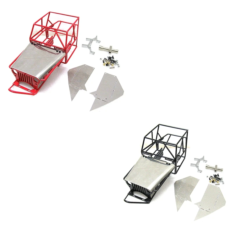 

Full Tube Frame Metal Chassis Metal Body Roll Cage for WPL C14 C24 C24-1 1/16 RC Car Upgrade Parts