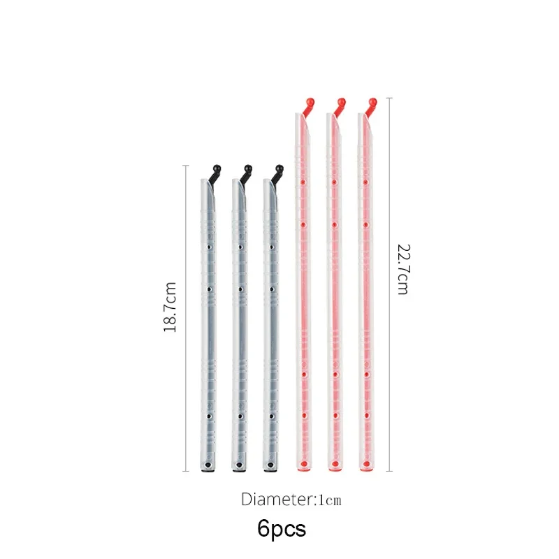 

SHIMOYAMA зажимы для пакетов, 6/12/24 шт., красный/черный