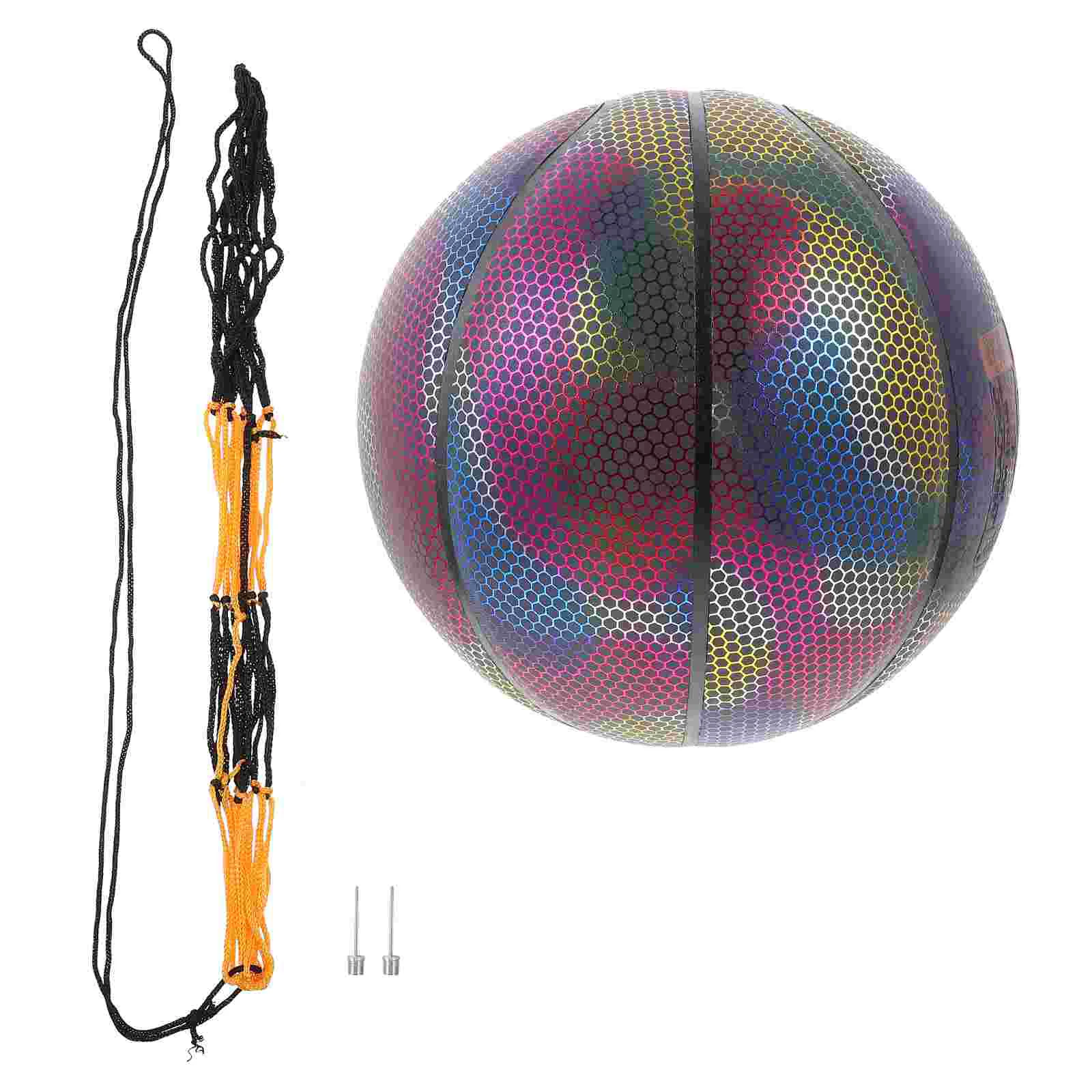 

Флуоресцентный баскетбольный светящийся баскетбольный противоизносостойкий баскетбольный полиуретановый баскетбольный мяч для игровой ...