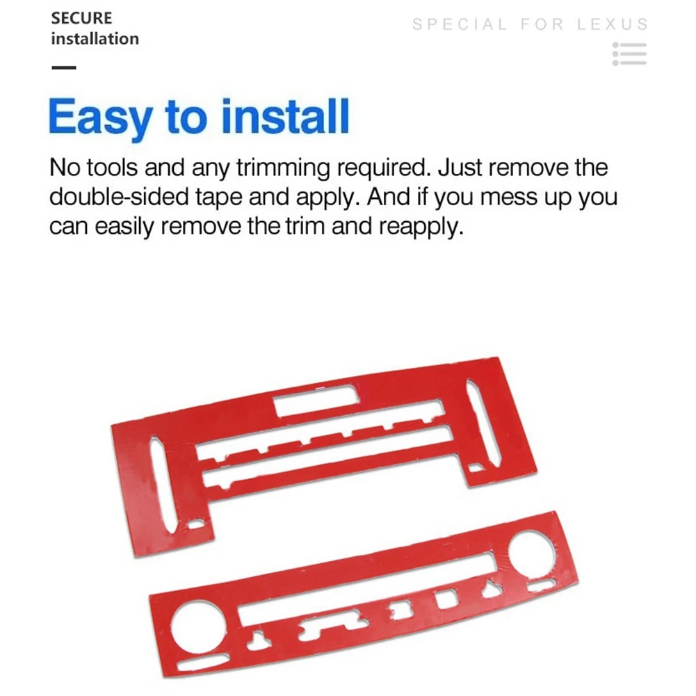 Настоящее углеродное волокно для Lexus IS250 IS200 IS 350 2013-2019 Автомобильная центральная