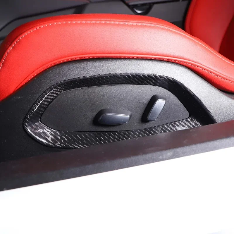 Для Chevrolet Corvette C8 Stingray Z51 Z06 2020-2024 натуральное углеродное волокно регулируемая