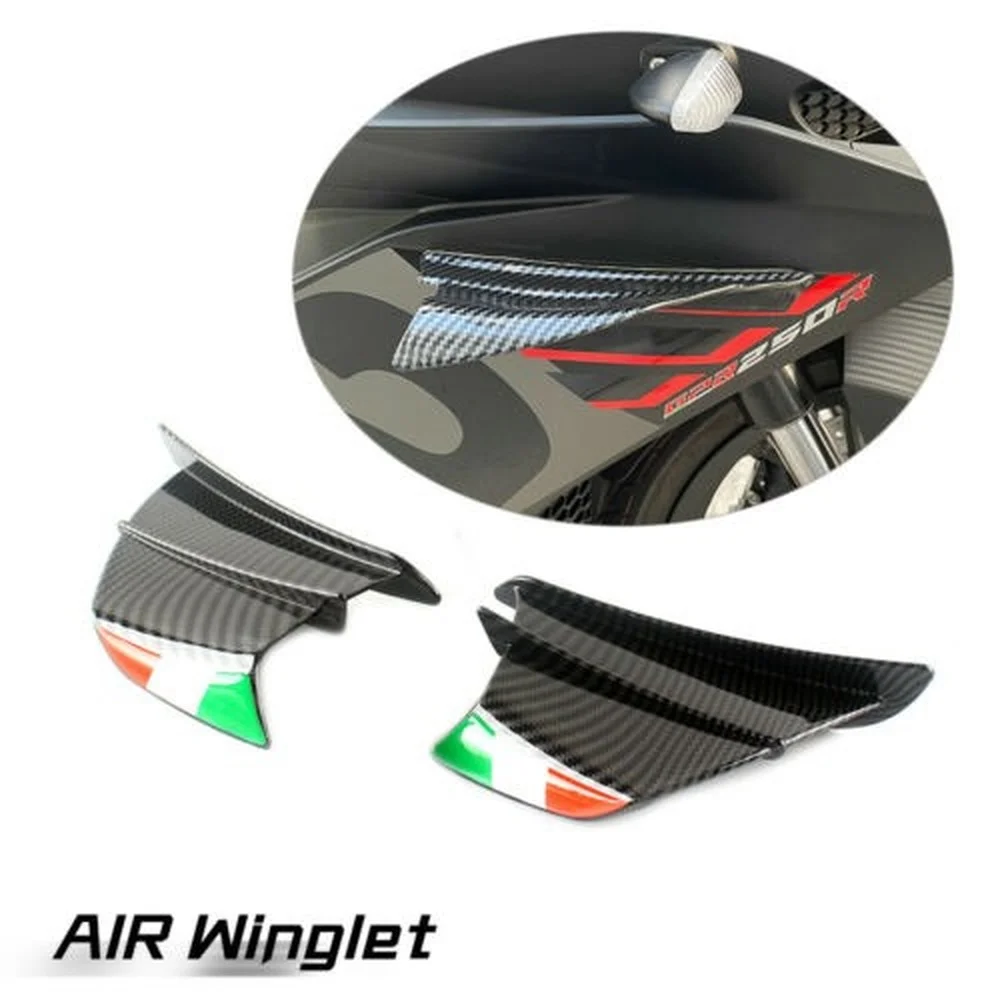 

Универсальный мотоциклетный спойлер из углеродного волокна Winglets, дефлектор воздуха, аэродинамический спойлер крыла для DUCATI Panigale V4 V4S V4R