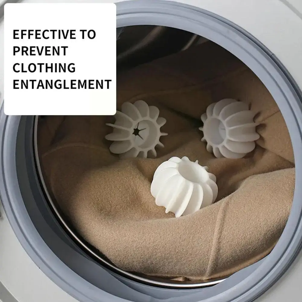 

Laundry Ball Reusable Silicone Laundry Ball Clothes Pet Silicone Hair Machine Washing Balls Cleaning Washing Hair Tools Rem C9u1