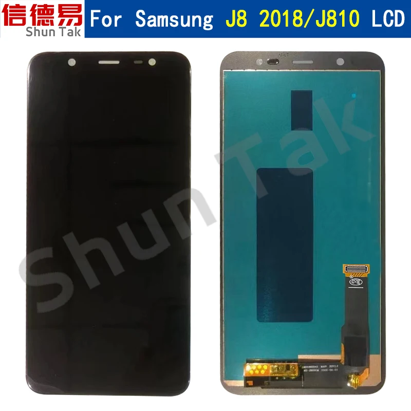 

AMOLED LCD 6.0"For Samsung Galaxy J8 2018 J810 LCD Display Touch Screen Digitizer Assembly For Samsung SM-J810M J810F J810Y J810