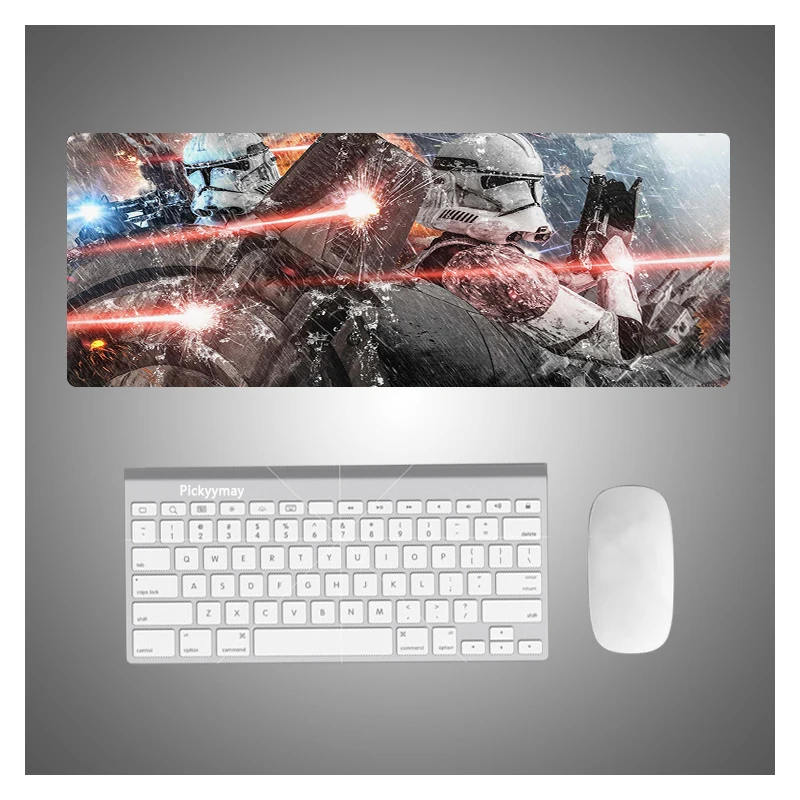 

Wars Mousepad Natural Rubbe Non-slip Gaming Mouse Pad Mat Locking Edge For PC Desktop Gamming Anime Mouse Pad Large Mat In Stock