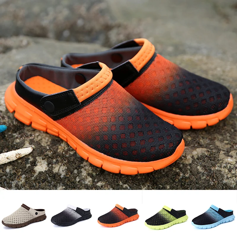 

Women's Sandals Summer 2023 Slip on Slippers Outdoor Fashion Garden Clogs Sandals for Men Large Size Beach Shoes Men Slippers