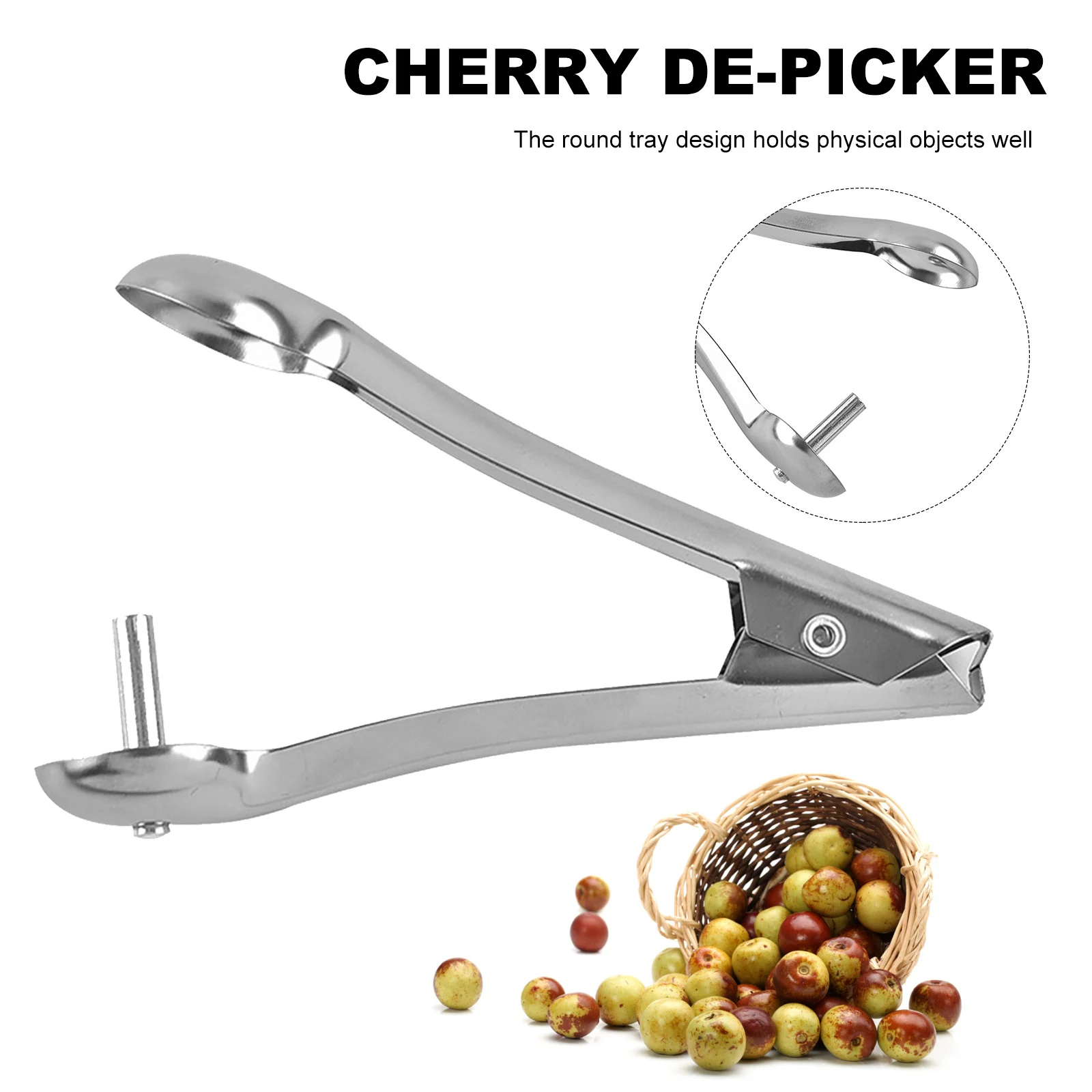 

Cherry Olive Pitter Corer Stone Seed Removal Squeeze Grip Nuclear Device Fruit Core Remover Fruit Hand Press Kitchen Tool