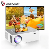 bomaker newest 1080p projector option android 10 0 1920x1080 full hd led home theater video proyector beamer support 4k
