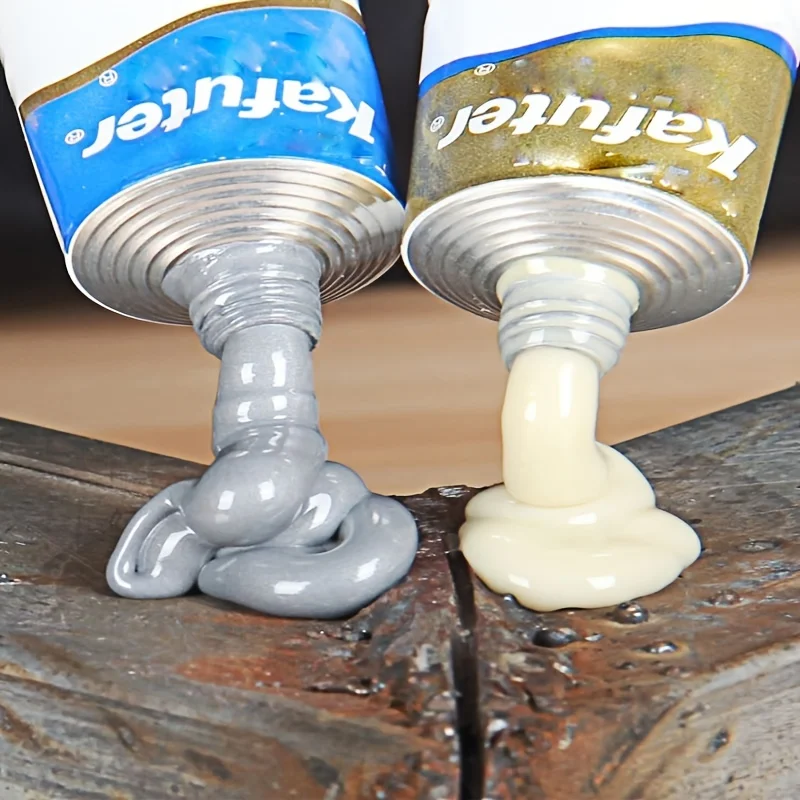 

1pc 65g/100g Kafuter A+B Metal Repairing Adhesive Super Glue Iron Steel Auto Radiator Water Tank Special Leakage Plugging Weldin