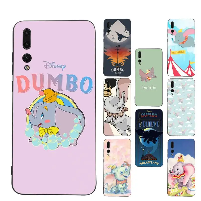 

Disney Dumbo Flying Elephant Phone Case Soft Silicone Case For Huawei p 30lite p30 20pro p40lite P30 Capa