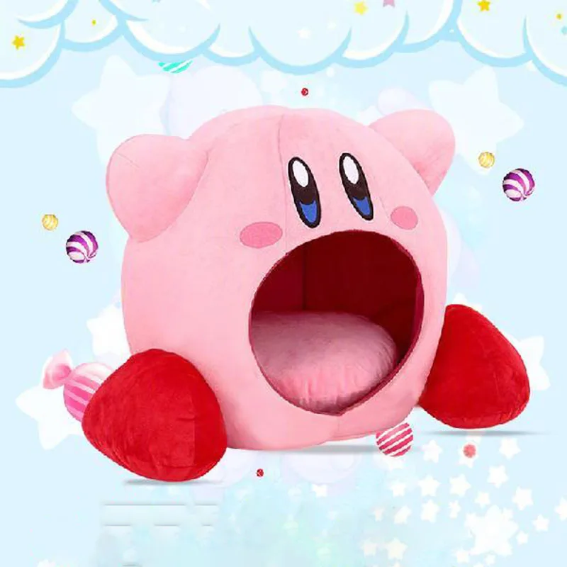 

Kirby Kawaii Inhalation Napping Head Cover Pillow Animation Cartoon Office Student Nap Pillow Can Be Used As Pet Cat Nest