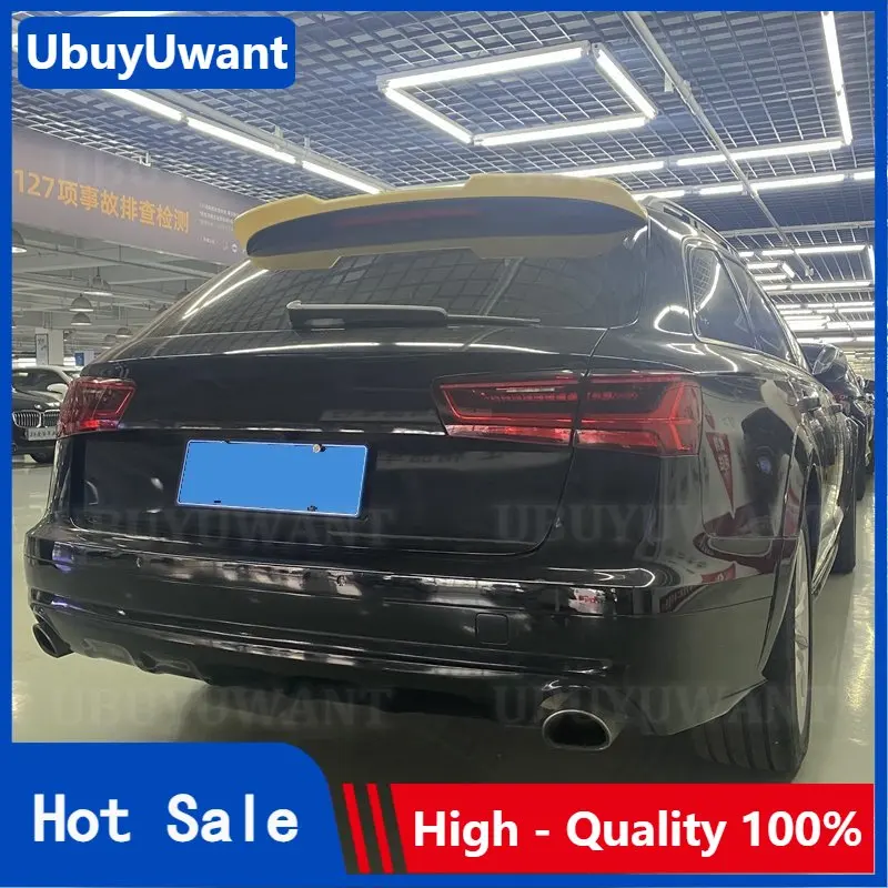 

Roof Spoiler Extension for Audi A6 C7 Avant 2011-2017 ABS Plastic Car Tail Trunk Wing Rear Roof Spoiler For A6 Allroad 2012-2018