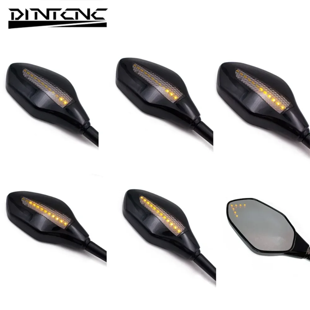 Универсальные Аксессуары Для Зеркал Мотоциклов Светодиодные Зеркала Заднего